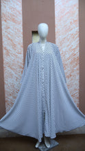 White Dotted Abaya for Grils - Sana Cloth House