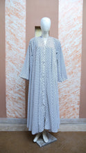 White Dotted Abaya for Grils - Sana Cloth House