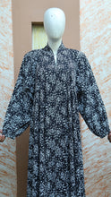 Black and Flower Printed Abaya for Girls - Sana Cloth House